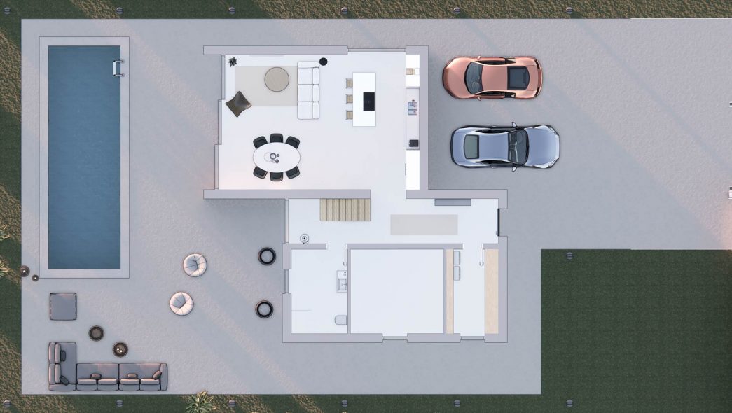 Villa Mallorca Illustration